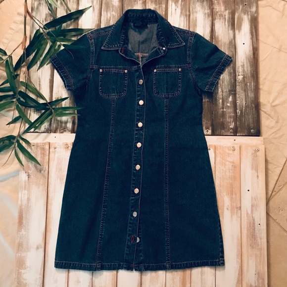 petite jean dress